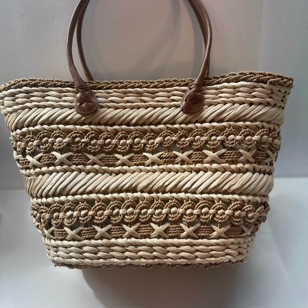 Capelli Straworld Woven Tote